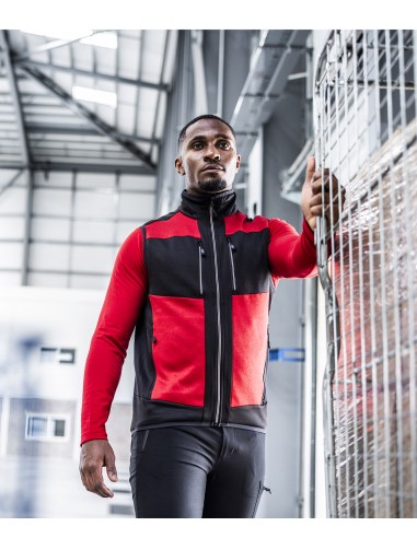 REG-TRA914-E-volve Unisex Knit Effect Stretch Bodywarmer
